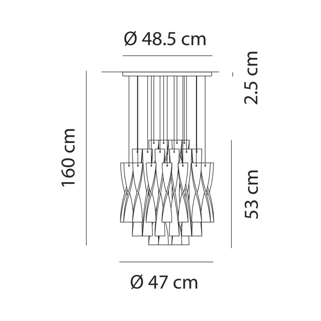 AXOLIGHT AURA rippvalgusti 47 tooteleht