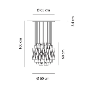 AXOLIGHT AURA rippvalgusti 60 tooteleht