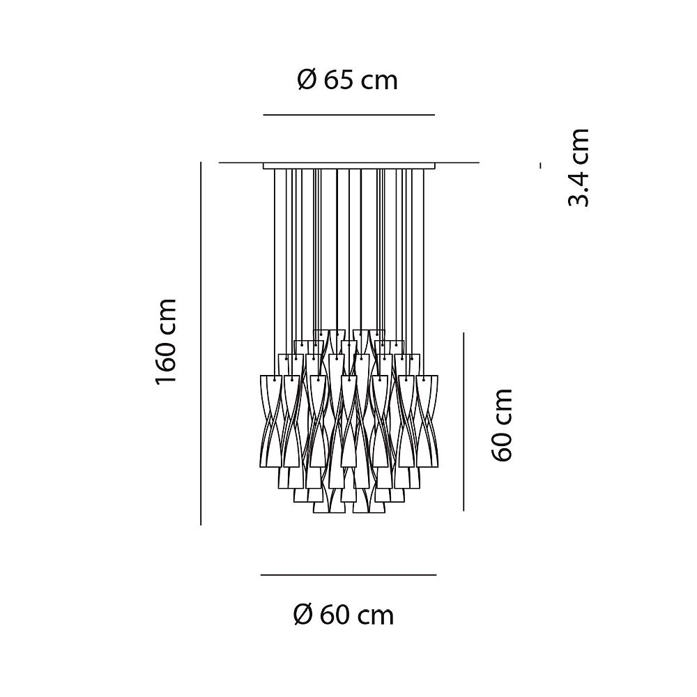 AXOLIGHT AURA rippvalgusti 60 tooteleht