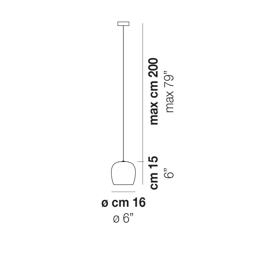 vistosi implode rippvalgusti 16cm tooteleht