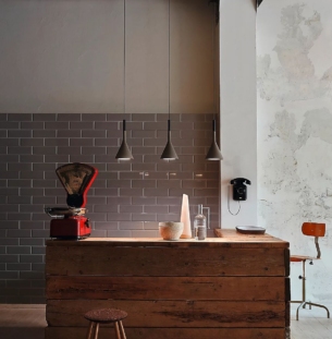 Foscarini Aplomb rippvalgusti interjööris 4