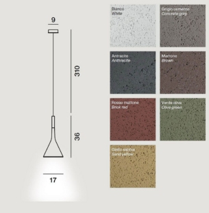 Foscarini Aplomb rippvalgusti tooteleht