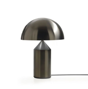 Oluce Atollo lauavalgusti nikkel must