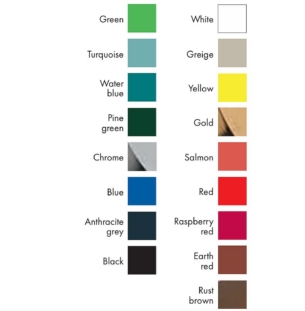 Axolight Hoops laevalgusti värvid