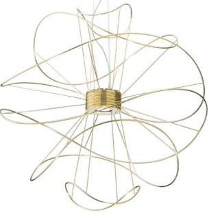 AXOLIGHT Hoops rippvalgusti kuldne