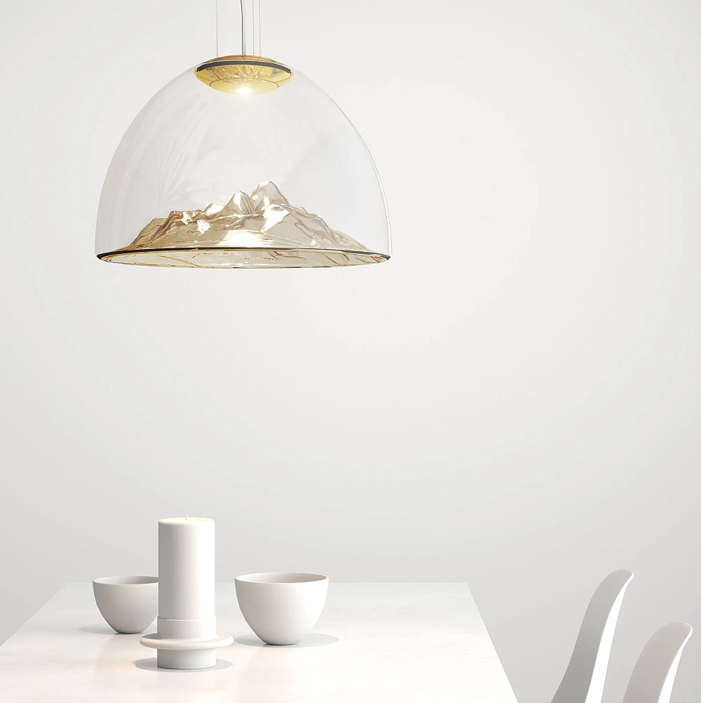 Axolight Mountain Wiev rippvalgusti interjööris 1