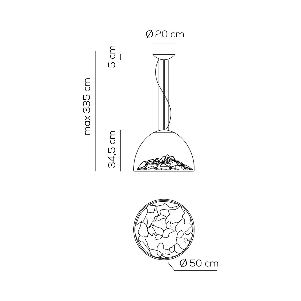 Axolight Mountain Wiev rippvalgusti tooteleht