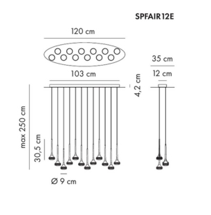 AXOLIGHT Fairy 12 rippvalgusti tooteleht