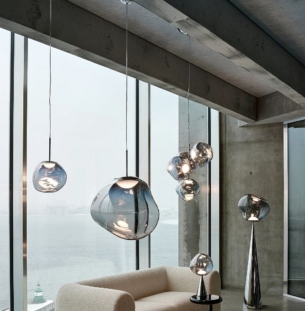 Tom Dixon Melt rippvalgusti interjööris 2