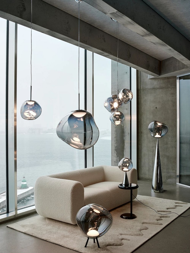 Tom Dixon Melt rippvalgusti interjööris 2