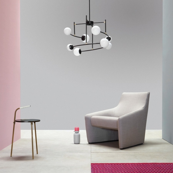 Mm lampadari Arch7252-8 black