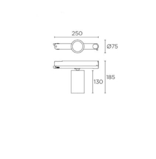 Siinivalgusti leds Atom 75