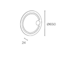 Leds peegel loop