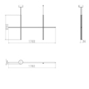 Rippvalgusti Flos coordinates data sheet