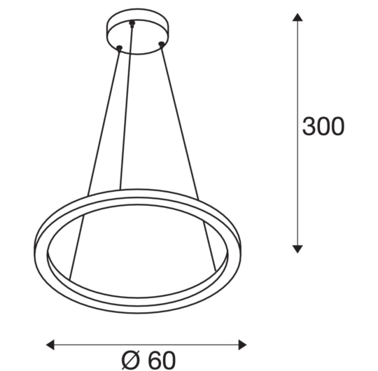 SLV rippvalgusti One 60