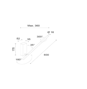 Leds Grok seinavalgusti Tubs
