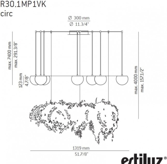 estiluz circ R30.1MP1VK data sheet