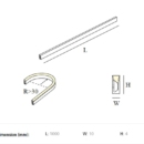 intra lighting silikoonvalgusti LineLed_Flex_0410 data sheet