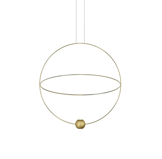 Lodes Elara-Large rippvalgusti suspension gold