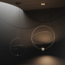 Lodes Elara Medium Large rippvalgusti suspensione gold black