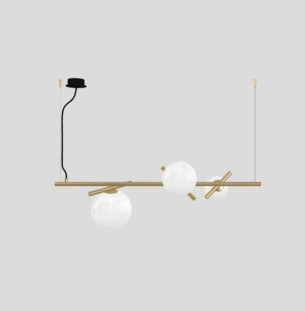 MASIERO Posy BIL3 rippvalgusti suspension cut out