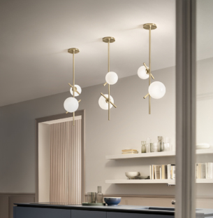 MASIERO Posy VERT 2 laevalgusti ceiling light interior 1