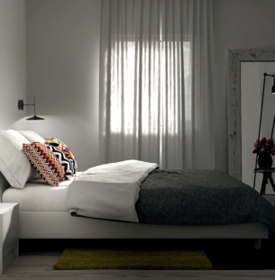 Linealight POE interior wall lamp black