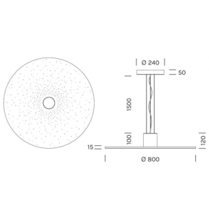 Olev Andromeda rippvalgusti data sheet