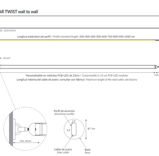 Ole by FM avatar twist must seinavalgusti moodulvalgusti data sheet 3