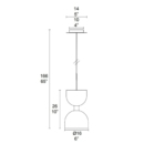 MM LAMPADARI CLESSIDRA rippvalgusti data sheet