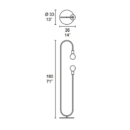 MM LAMPADARI PARAMOUNT põrandavalgusti data sheet