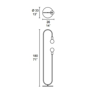 MM LAMPADARI PARAMOUNT põrandavalgusti data sheet