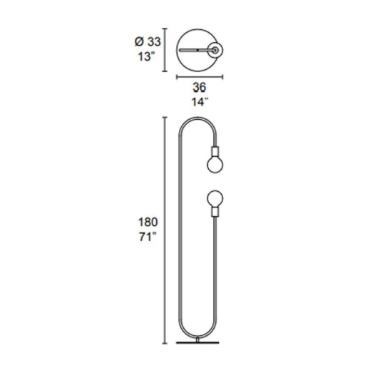 MM LAMPADARI PARAMOUNT põrandavalgusti data sheet