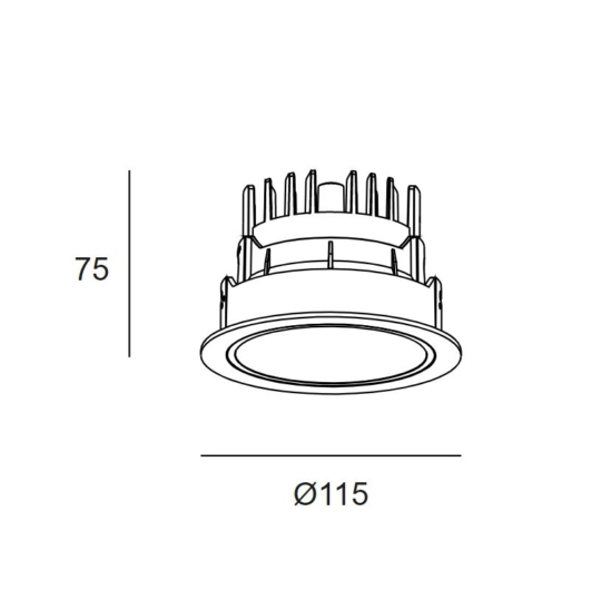 leds sia süvisvalgusti ip54