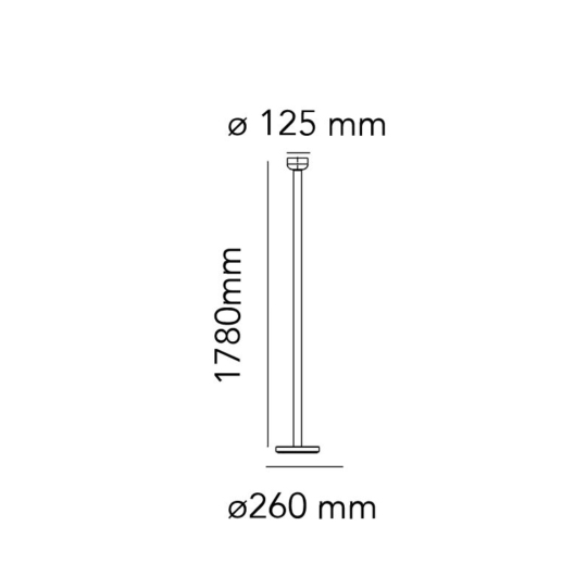 FLOS Bellhop-floor-barber-osgerby-flos-data sheet