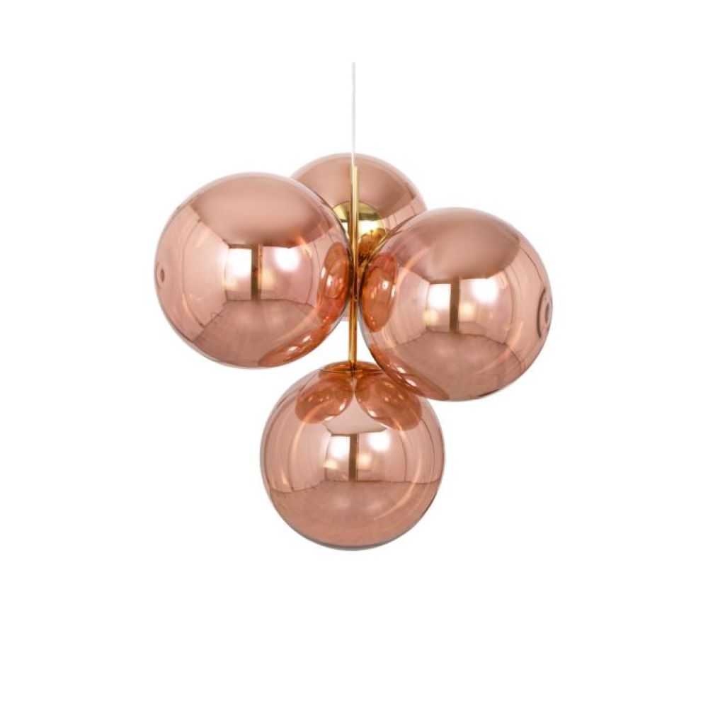 TOM DIXON globe small-chandelier_copper_fronton_off_noshadow