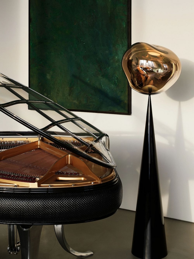 Tom Dixon Melt Cone Fat põrandavalgusti vask
