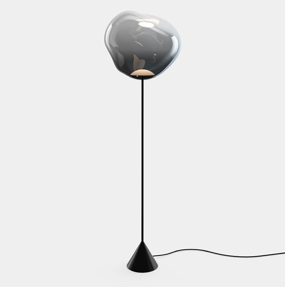Tom Dixon Melt Cone Slim põrandavalgusti nikkel