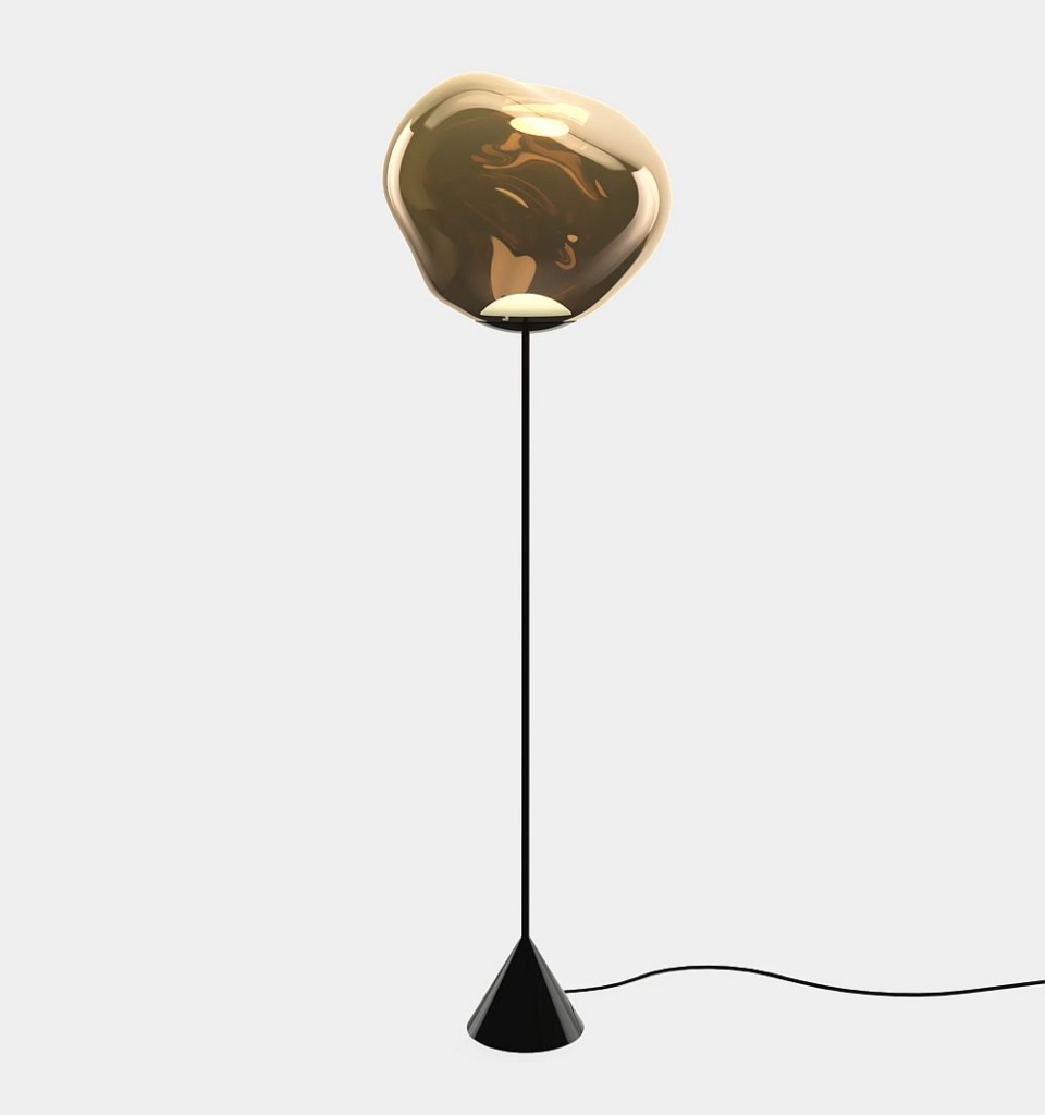 Tom Dixon Melt Cone Slim põrandavalgusti pronks