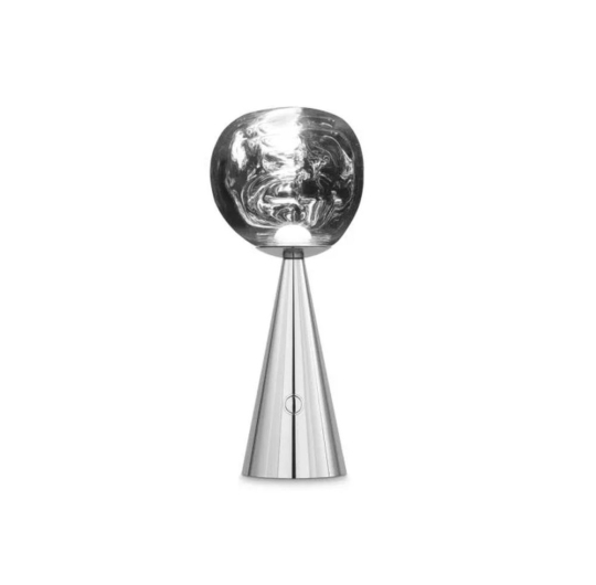 Tom Dixon MELT PORTABLE lauavalgusti silver on