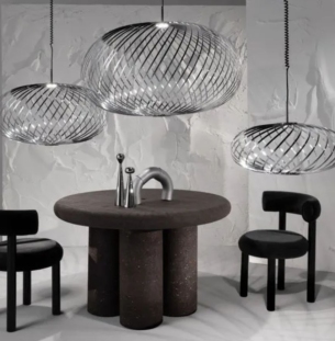 Tom Dixon Spring small large medium silver