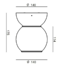 Stilnovo Gravitino 541 laevalgusti data sheet