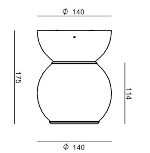 Stilnovo Gravitino 541 laevalgusti data sheet