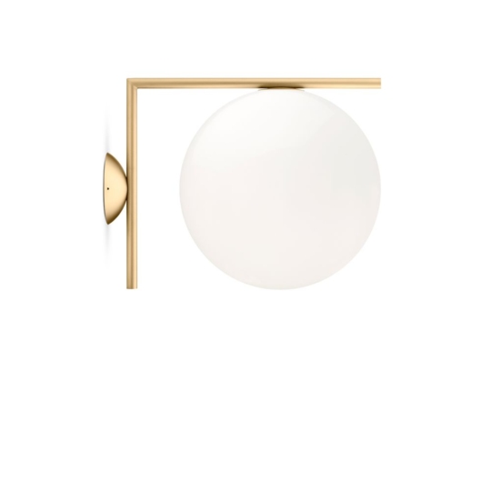 Flos IC wall-ceiling brass