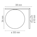 Flos IC wall-ceiling data sheet 2