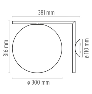 Flos IC wall-ceiling data sheet 2