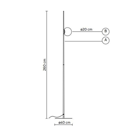 KARMAN ATMOSPHERE floor lamp põrandavalgusti data sheet 2