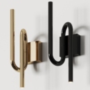 Foscarini Tobia wall black gold