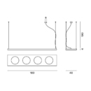Foscarini DOLMEN suspension data sheet