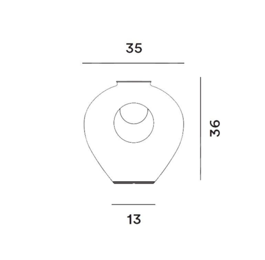 FOSCARINI madre table lamp data sheet